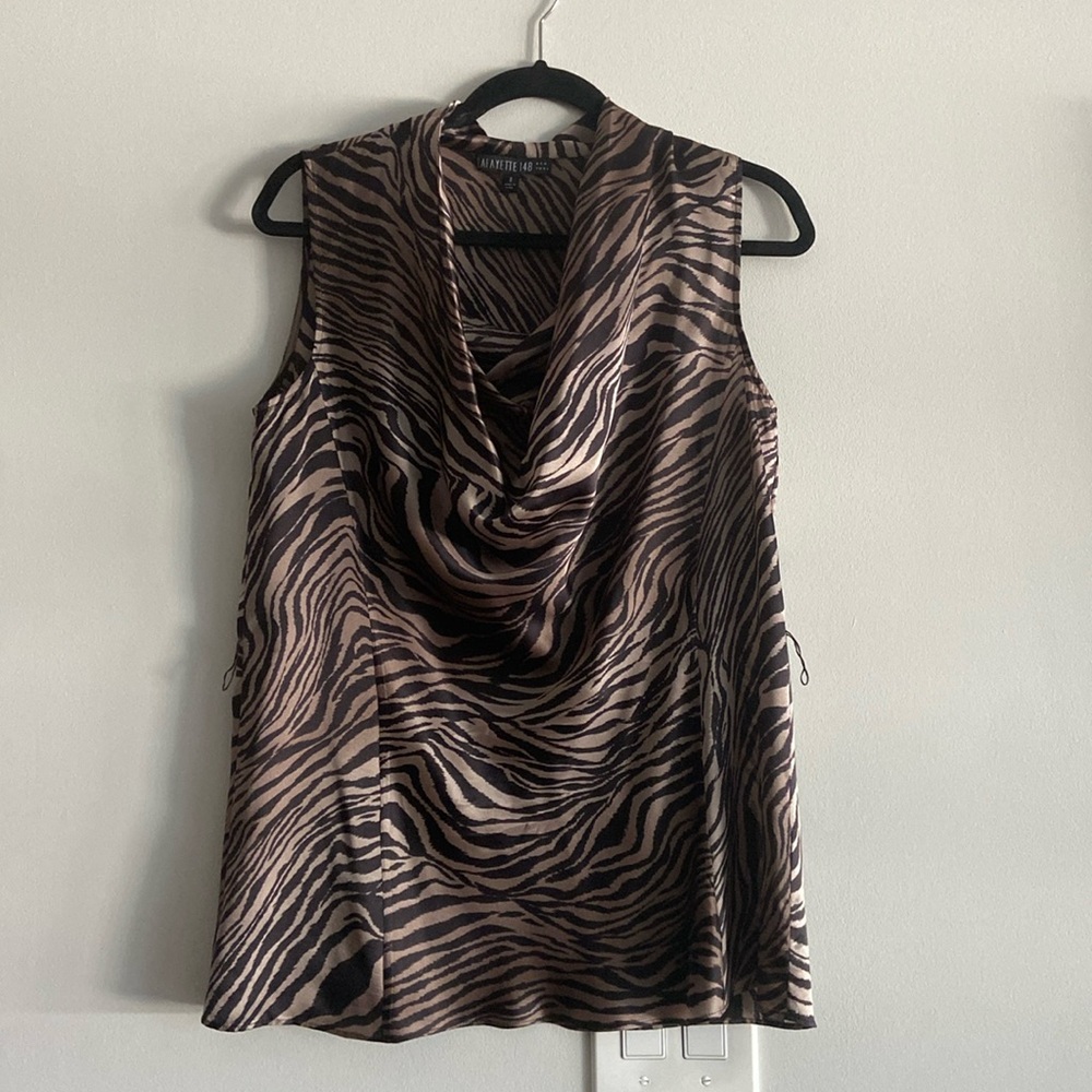 100% silk blouse